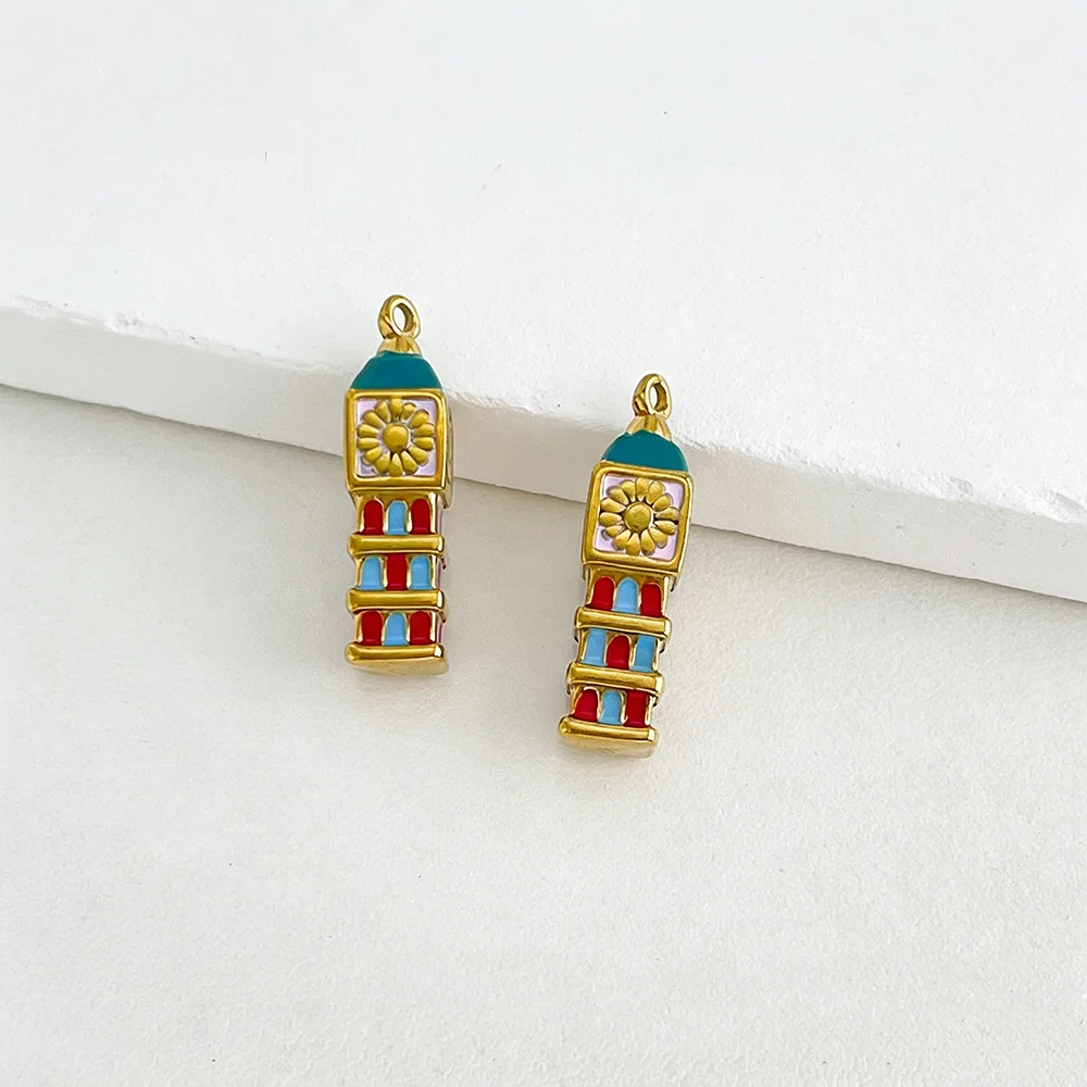 

Сердечный дизайн 6*24 мм 30 шт. ожерелье с подвеской/подвески из нержавеющей стали/форма башни/фурнитура и компоненты для ювелирных изделий/ручная работа # 196156