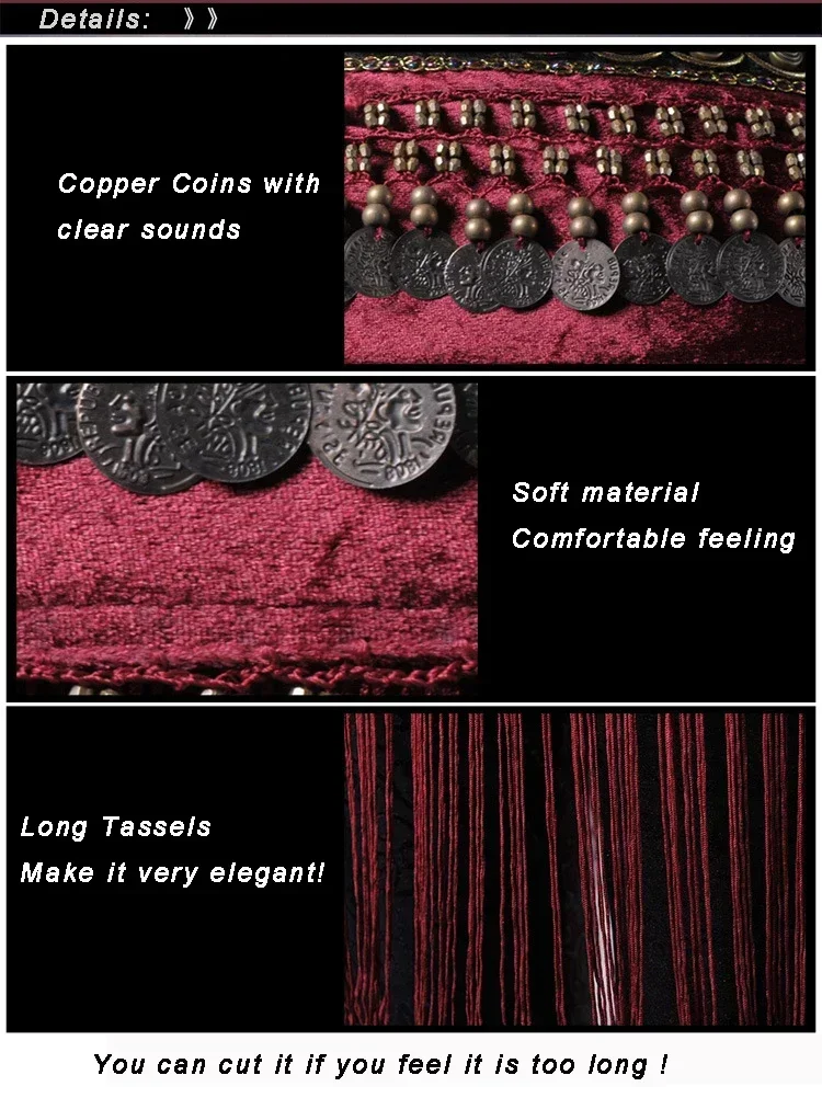 الولايات المتحدة الجديدة الرقص دو فينتر هانشي écharpe حربة دي المال ceinture القبلية زي فرنج الغدة ceinture cuivre danse du ventre