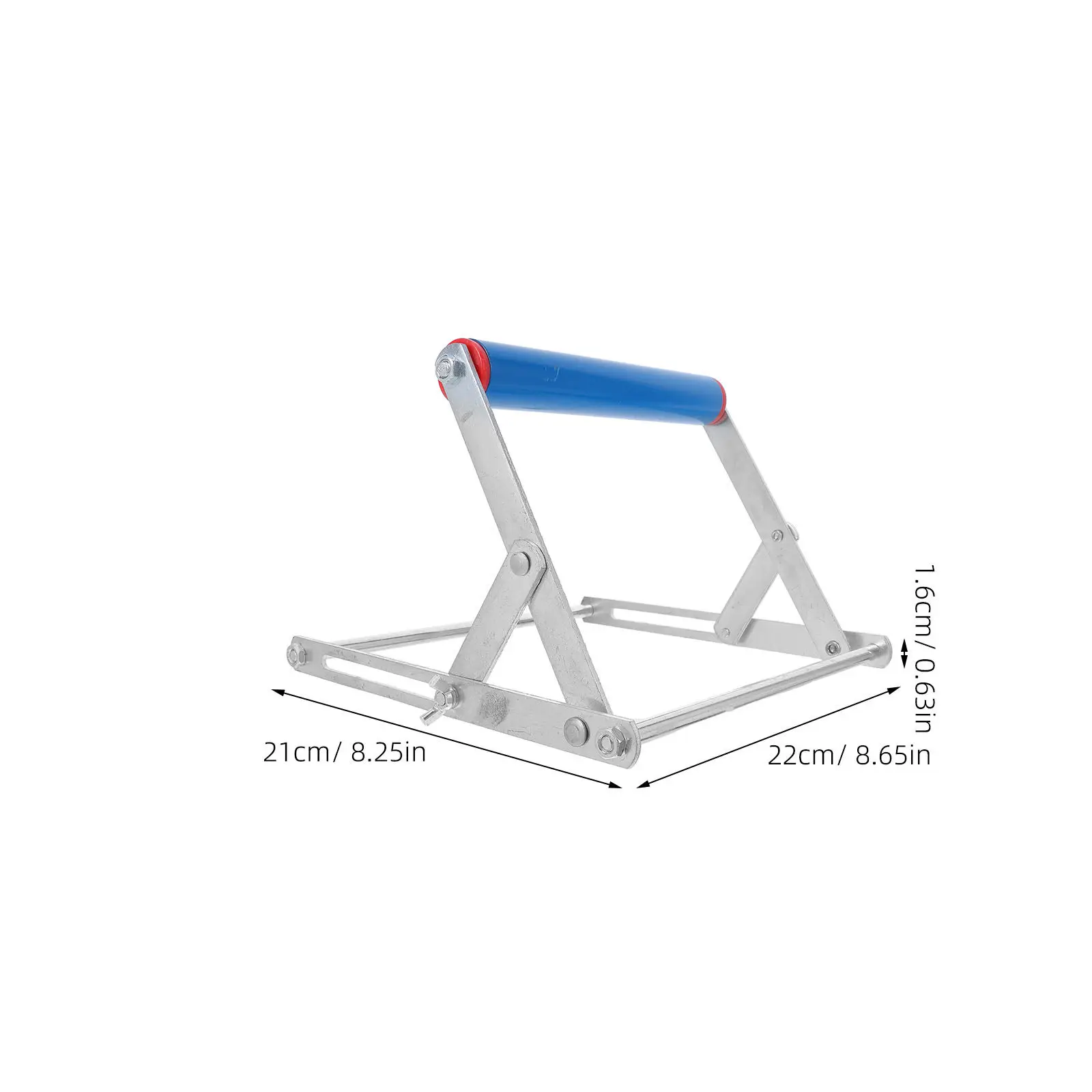 Cutting Machine Support Frame Adjustable Height 55-135Mm Metal Roller Stand Woodworking Table Saw Bracket Foldable Miter Saw