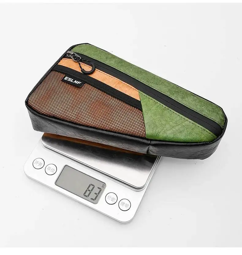 ESLNF Top Tube Triangle Rahmentasche, wasserdicht, großes Fassungsvermögen, langlebig, universell passend für Mountainbikes, einfach zu installieren – Detail 10