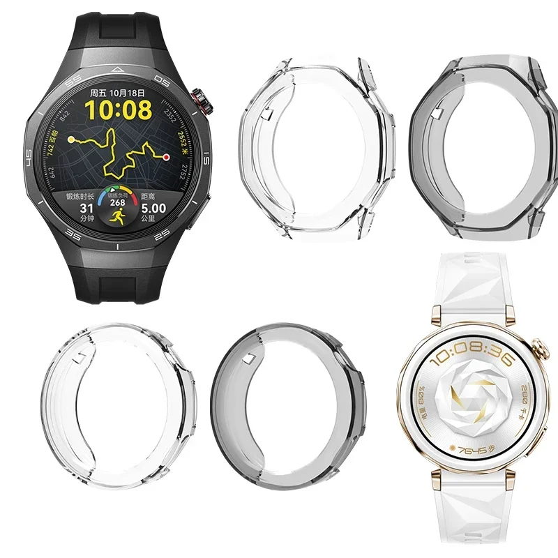 Case Compatible for Huawei Watch Gt5 Pro Case Shock-Proof and Shatter-Resistant Protective Full Cover for Huawei Gt5 Pro 42/46mm