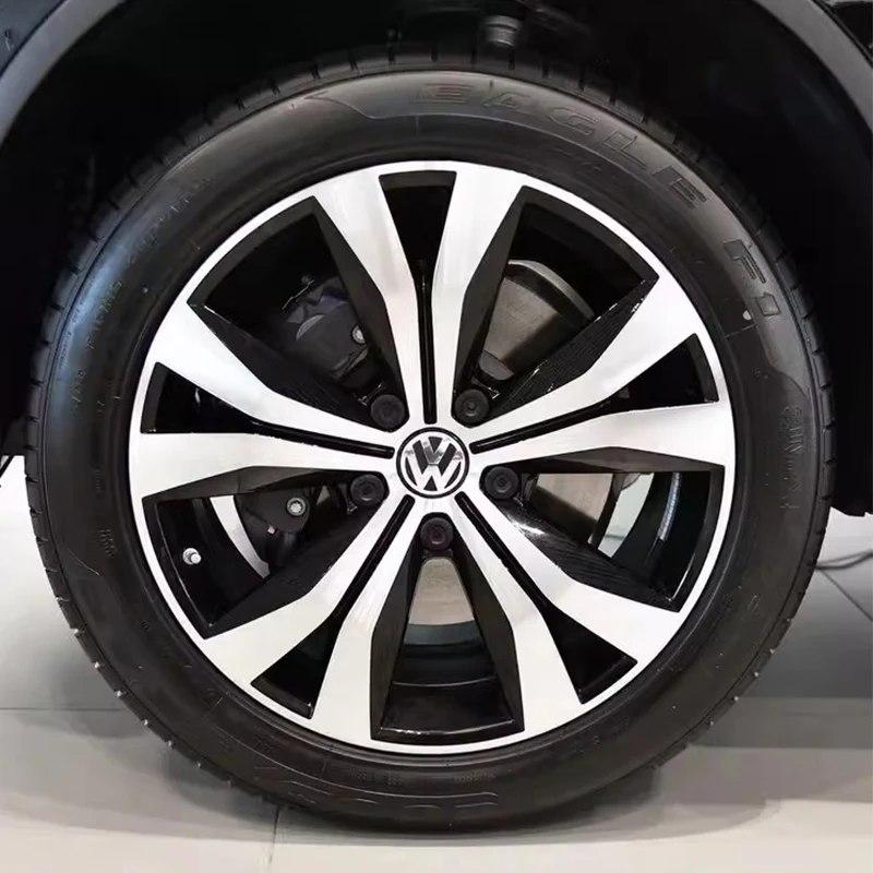 4 قطعة غطاء محور عجلات السيارة حافة غطاء مركزي اكسسوارات السيارات لشركة فولكس فاجن GTI بولو جولف باسات تيجوان أرتيون طوارق CC تايغو العلبة جيتا