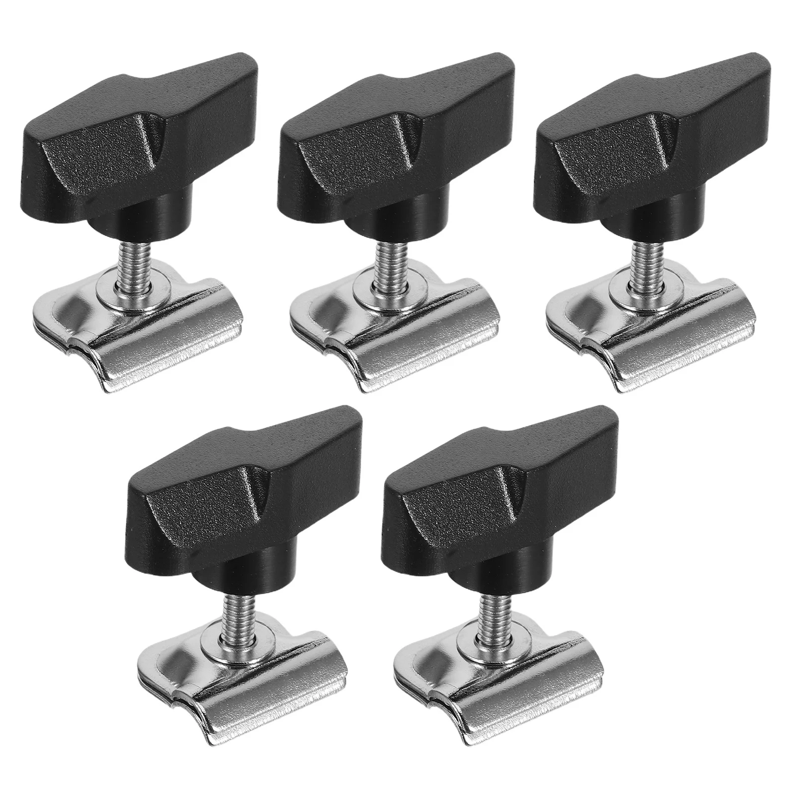 

5Pcs Microphone Boom Arm Clamp Stable Mic Clip Quick Angle Adjustment Desk Mount for Podcast Streaming Recording