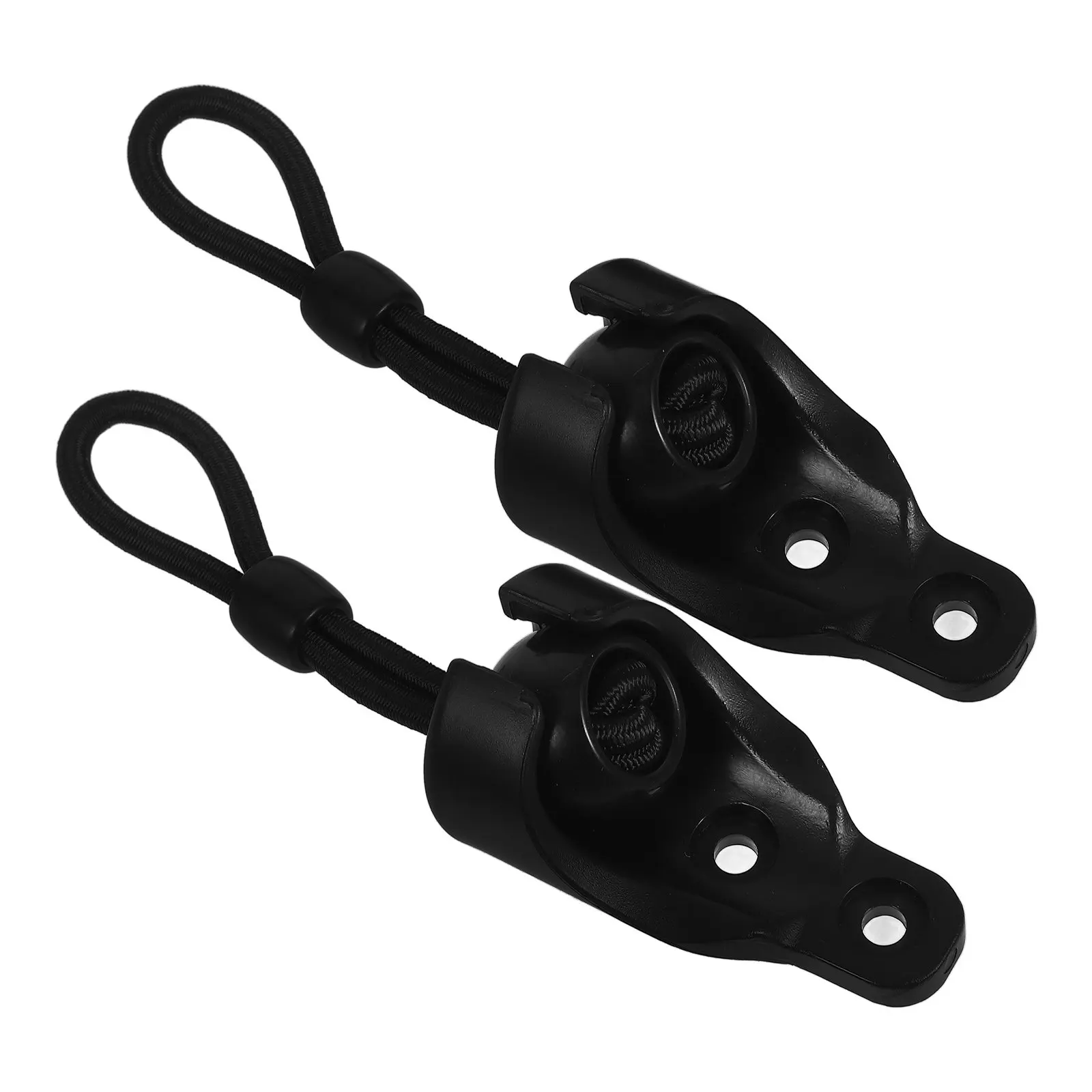 2Sets Roller Blind Bungee Tie Windproof Cord Buckle Replacement Parts Mounting Bracket for Shade Curtain Outdoor Indoor