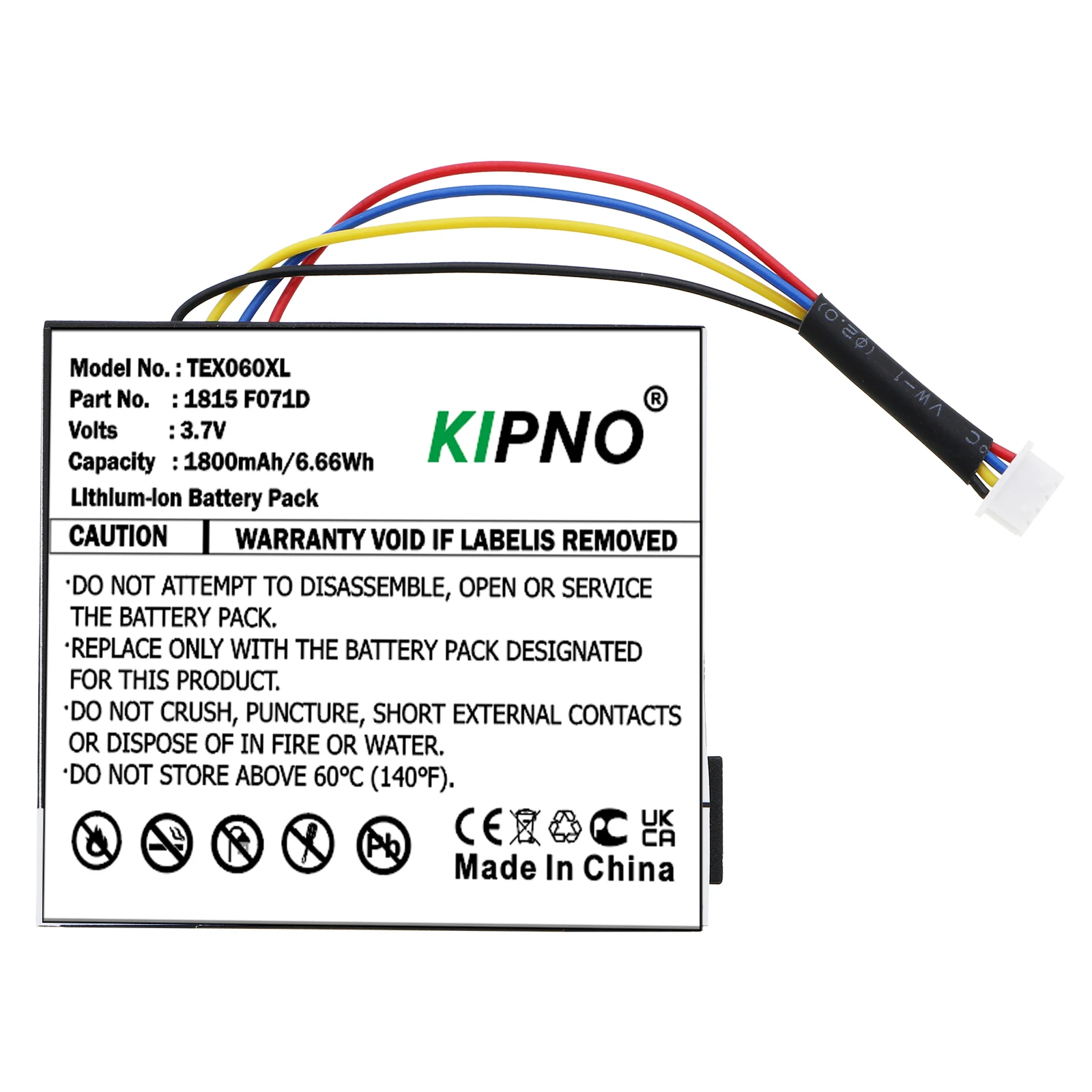 KIPNO 1800mAh Calculator Battery for Texas Instruments TI-Nspire CX,TI-Nspire Touchpad,TI-84 C Silver,TI-Nspire CX CAS