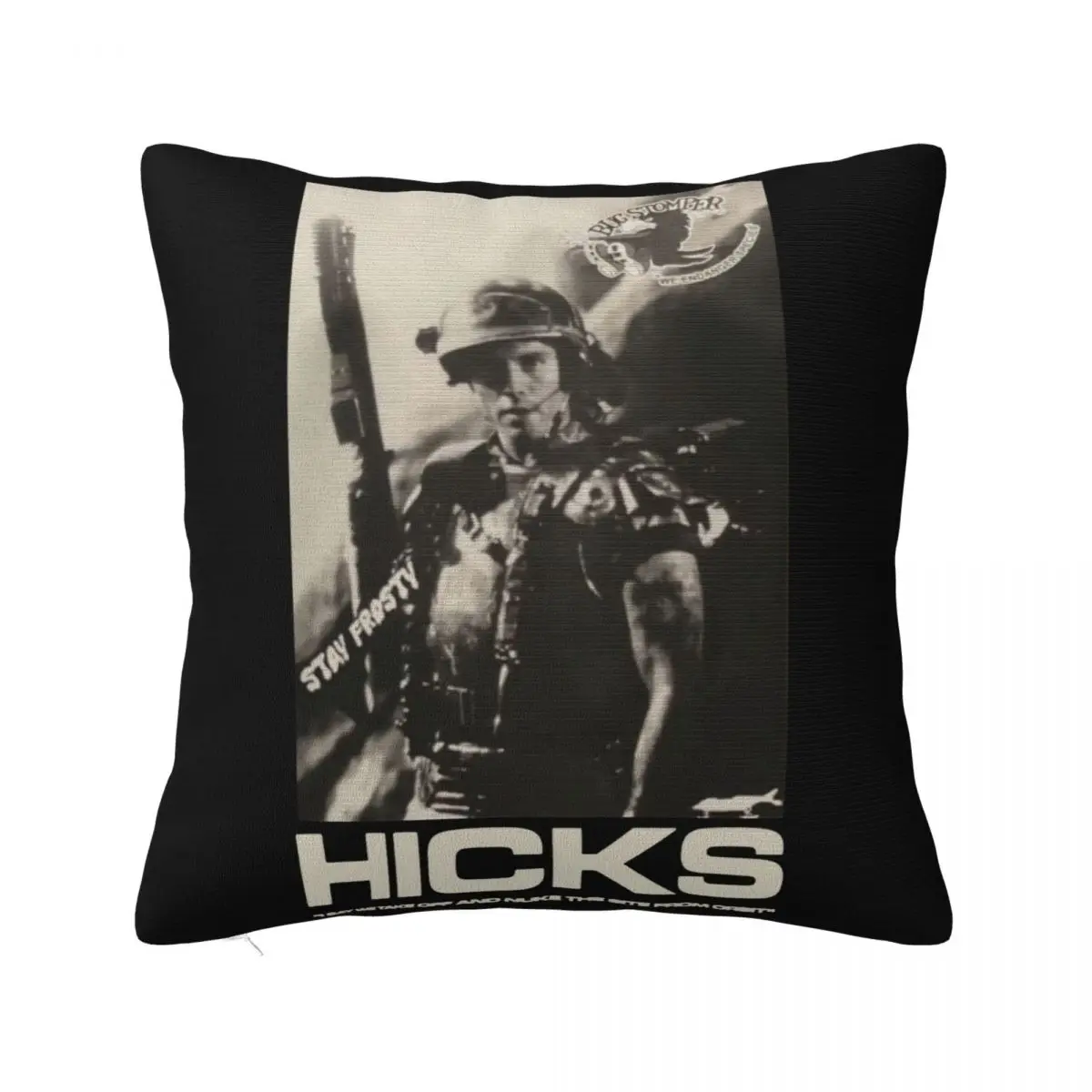 Aliens Uscm Colonial Marine Corporal Hicks Home Pillows For Sofa Decorative Pillowcase Pillow Case Pillow Cover