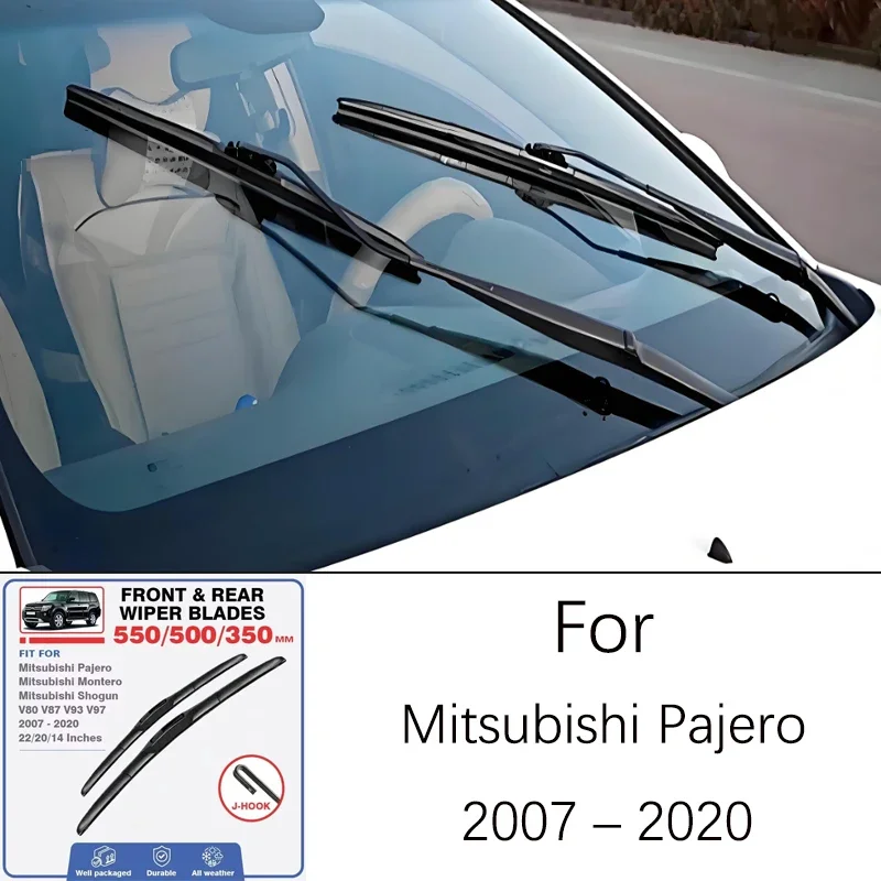 

For Mitsubishi Pajero 2007-2020 2008 2009 2010 2011 2012 22 20 Inch Front Wiper Blades Windshield Windscreen Window Accessories