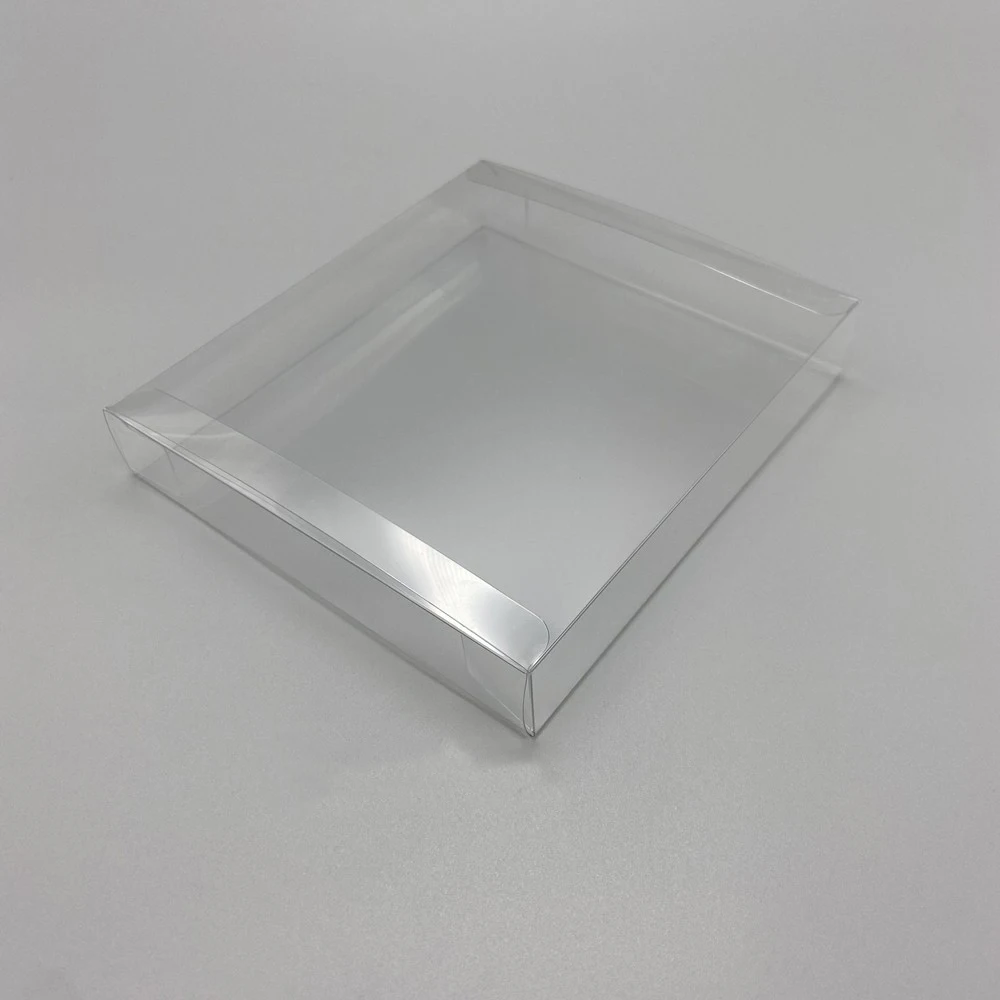 Clear protective PET cover  For Dreamcast DC  EU version game card  collection display box storage box protection box