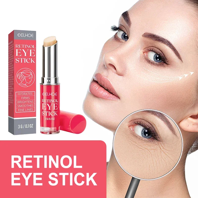 Anti-Wrinkle Eye Cream Retinol Eyes Stick Lifting Firming Remove Eye Bags Dark Circles Whitening Brighten Moisturizing Skin Care