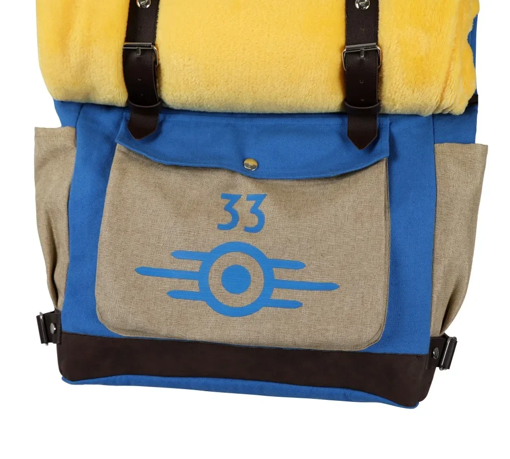 

Vault 33 Backpack Blue Fall Cosplay Lucy Costume Accessory Canvas Bag