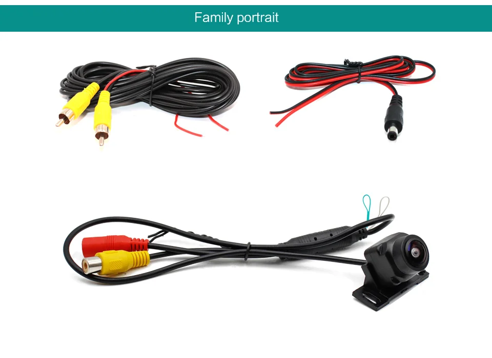 AHD 1080P CVBS CCD Auto-Rückfahrkamera 170 ° Weitwinkel-Nachtsichtkamera, wasserdicht, Auto-Parkkamera, Rückfahrkamera, Frontkamera – Detail 16