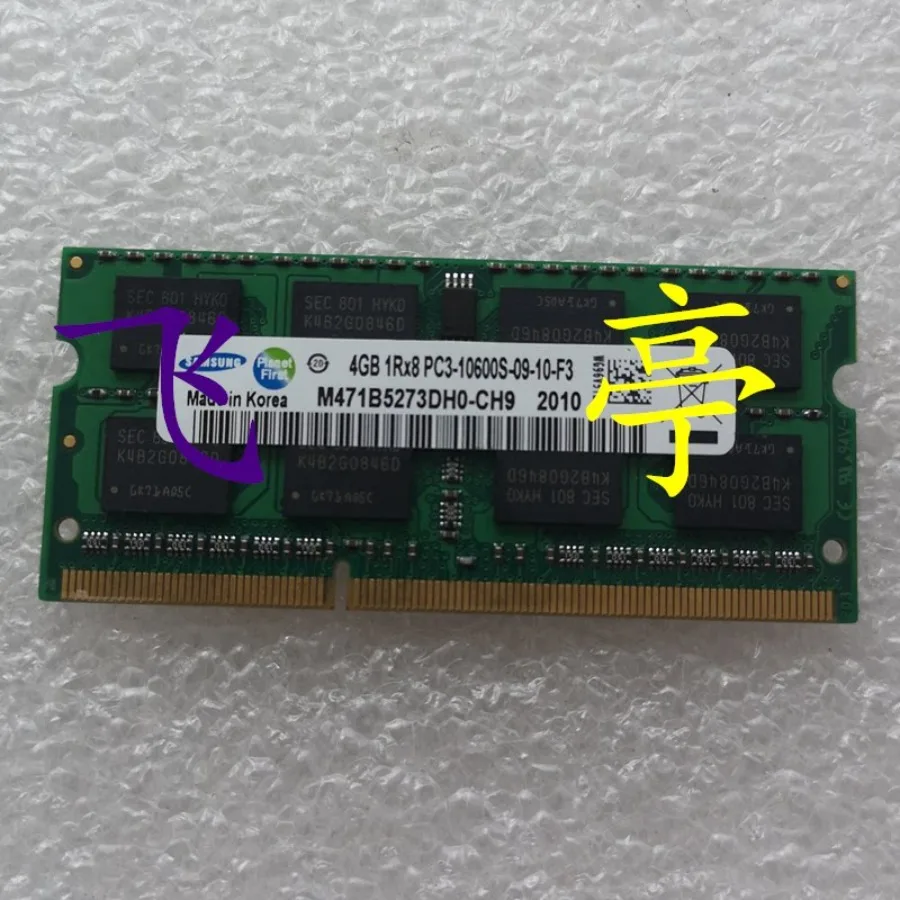 AA + for Samsung 4GB 1Rx8 PC3-10600S-09-10-F3 notebook memory stick, original