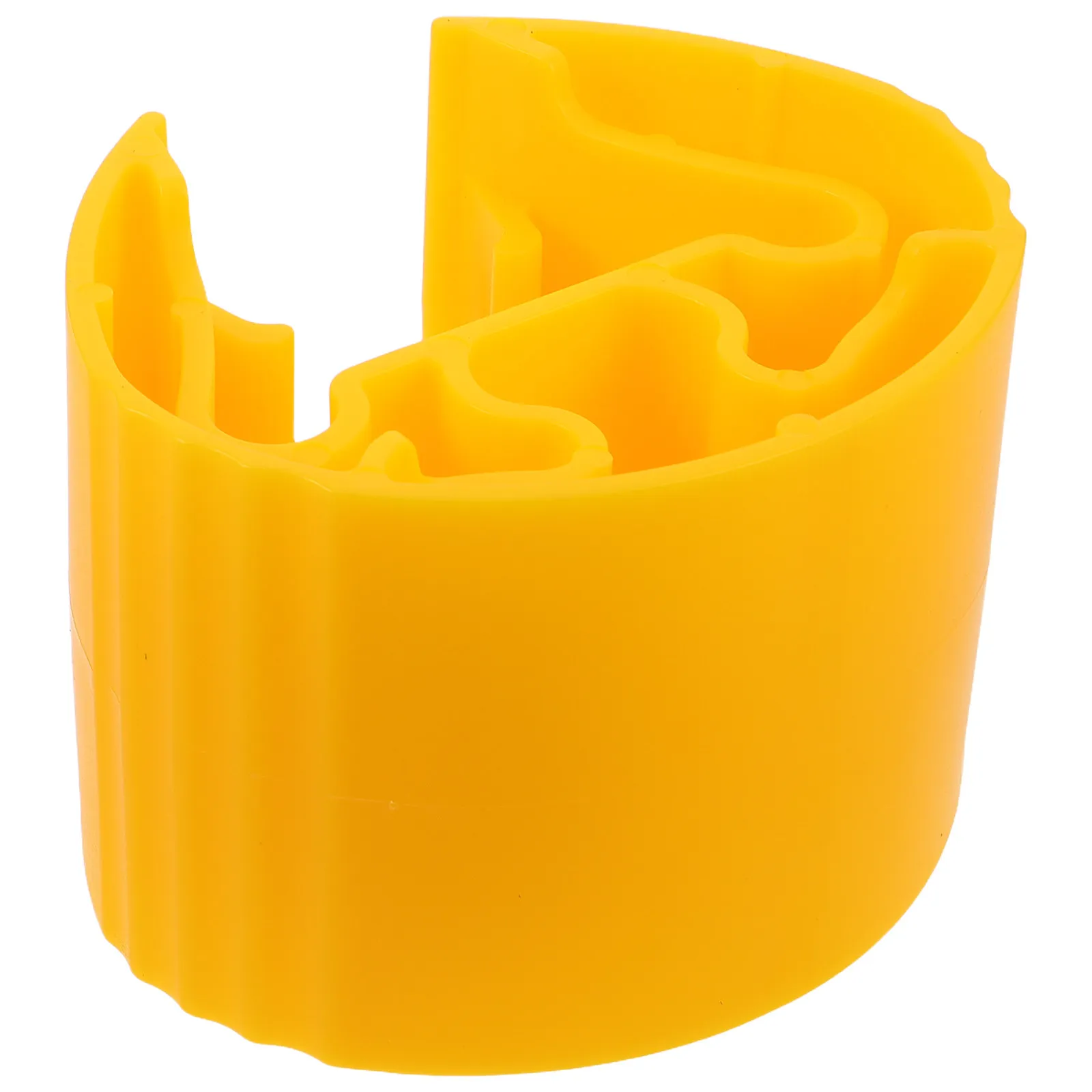 Heavy Duty Warehouse Column Protector Forklift Area Round Plastic Wrap Vertical Guard Yellow Vertical Column Wraps