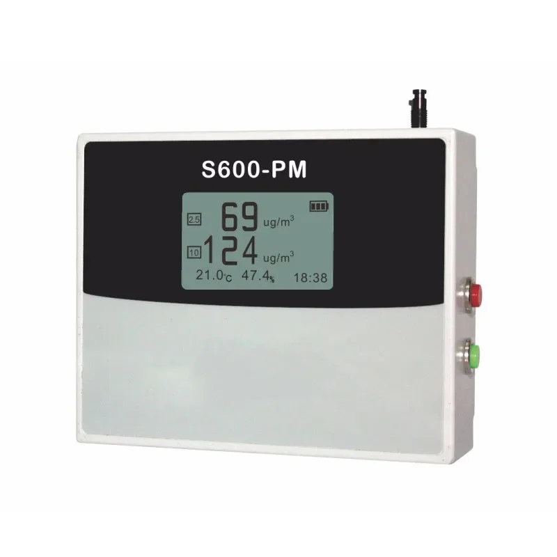 PM2.5 PM10 Detector Temperature Humidity Data Logger for Dust Concentration Measurement