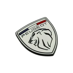 Metall Car Fender Side Heck Emblem Stamm Lion Emblem für Peugeot GT Line 107 308 306 106 Rifter 206 208 307 407 3008 207 2008 508 8 Hauptverkäufe Peugot Emblem 206 - №6