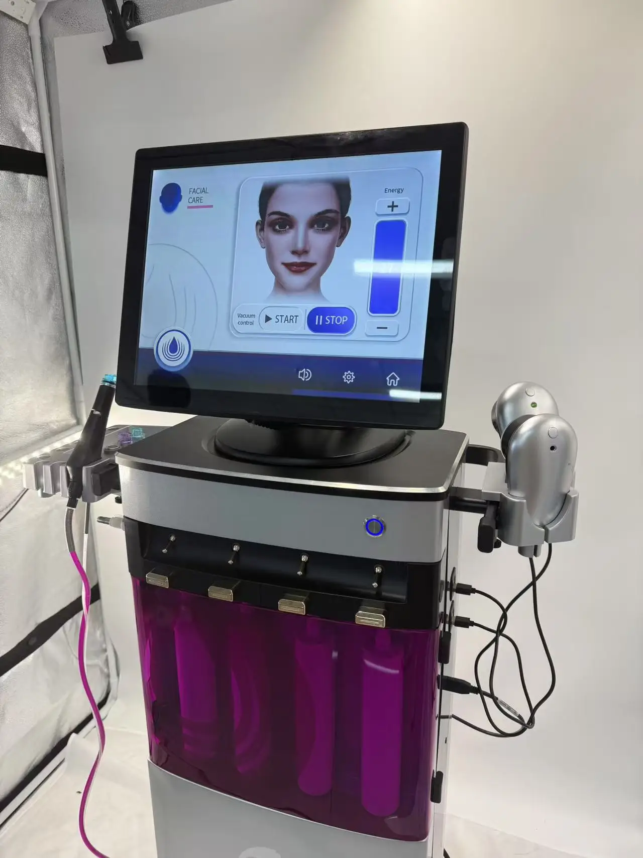 Hydra Oxygen Facial Multifunction Skin Care Machine: Oczyszczanie twarzy, odmładzanie, usuwanie zaskórników i lifting twarzy