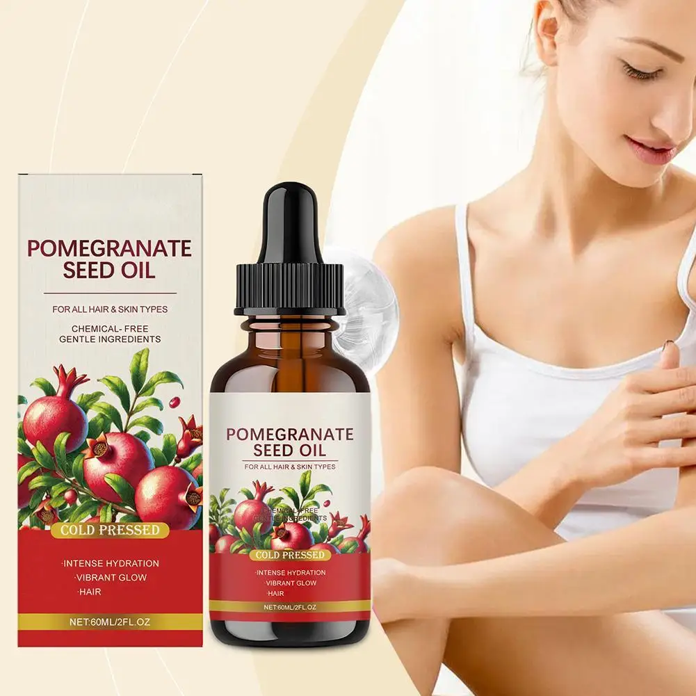 2025 heißes neues Granatapfel-Samenextrakt-Körperöl, feuchtigkeitsspendendes und nährendes Anti-Trocken-Körpermassageöl, Körperpflegeprodukte für Damen
