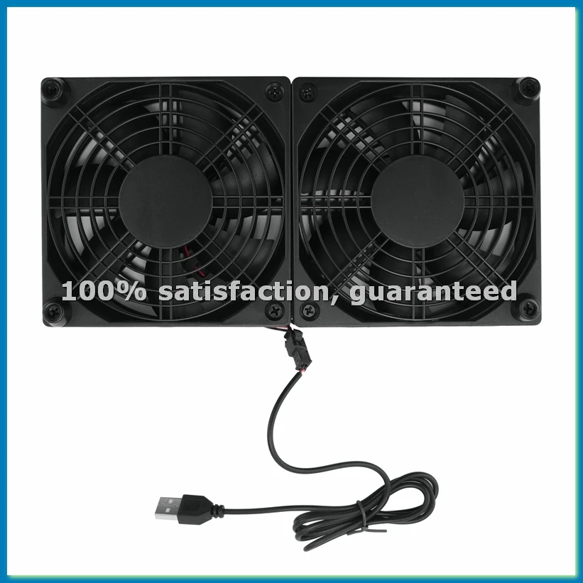 

Вентилятор охлаждения 120 мм, 5 В, с питанием от USB, для ПК, роутера, модема, приемника - ELEC