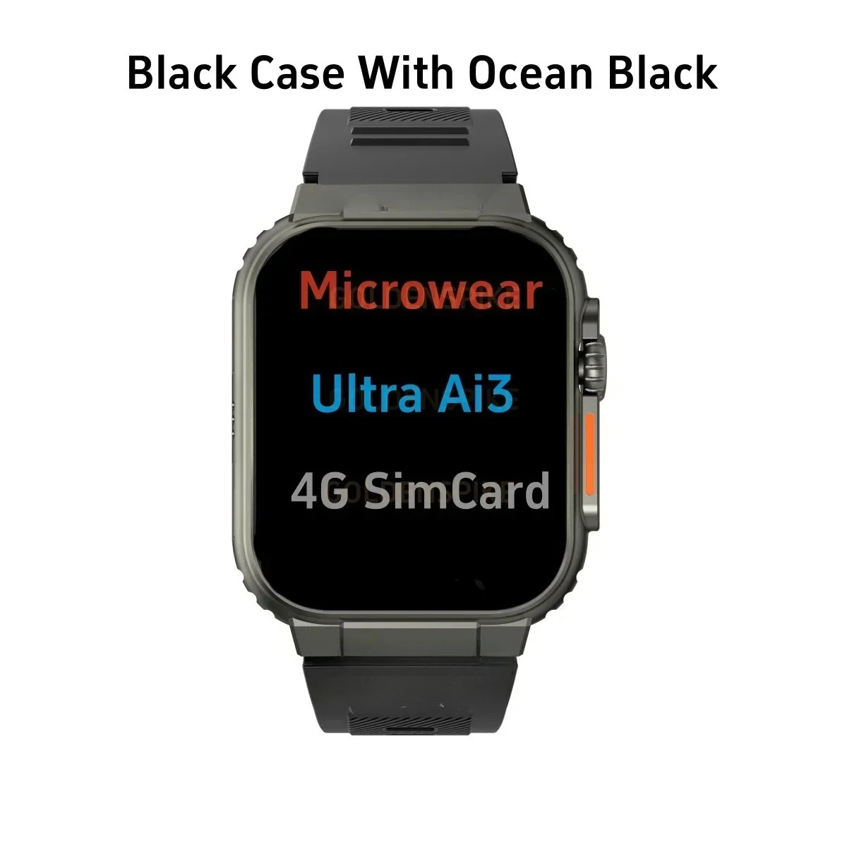 Ai3 Smartwatch: 2,2" 448*528 AMOLED, 4G SIM, 256GB, monitoreo de salud y cámara giratoria