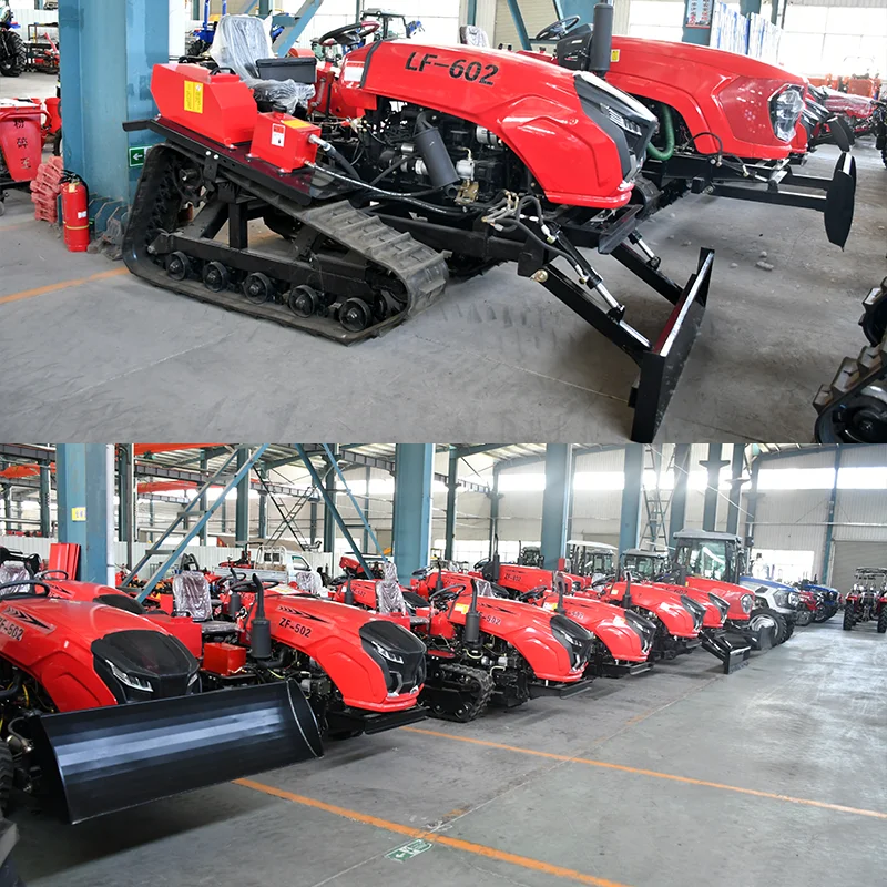 25HP Diesel Mini  Small Crawler Agricultural Rotavator Farm Power with Core Engine and Gearbox for Sale