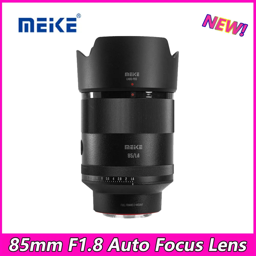 

Meike 85mm F1.8 Auto Focus Full Frame STM Medium Telephoto Prime Portrait Lens for Panasonic/ Sigma/ Leica Cameras L Mount MEKE