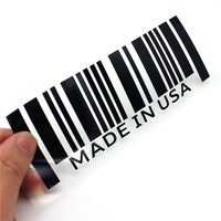 Made in USA Flag Car Motorbike Vinly Sticker PVC Decal Styling For Cadillac Ford GMC Jeep Chevrolet Buick Hummer Lincoln Dodge