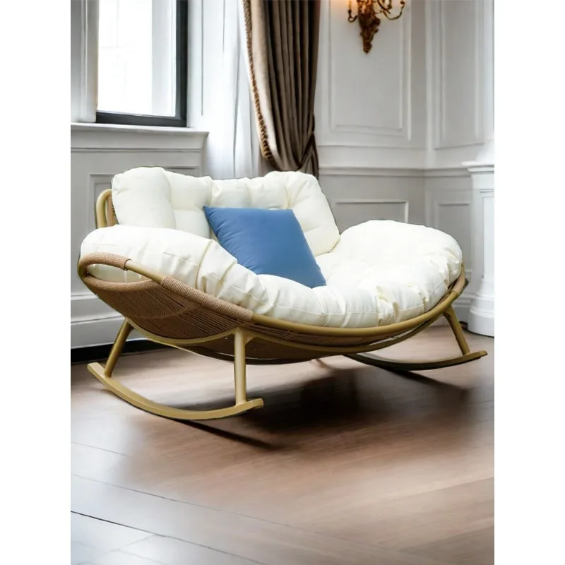 

Double recliner, single sofa rocking chair