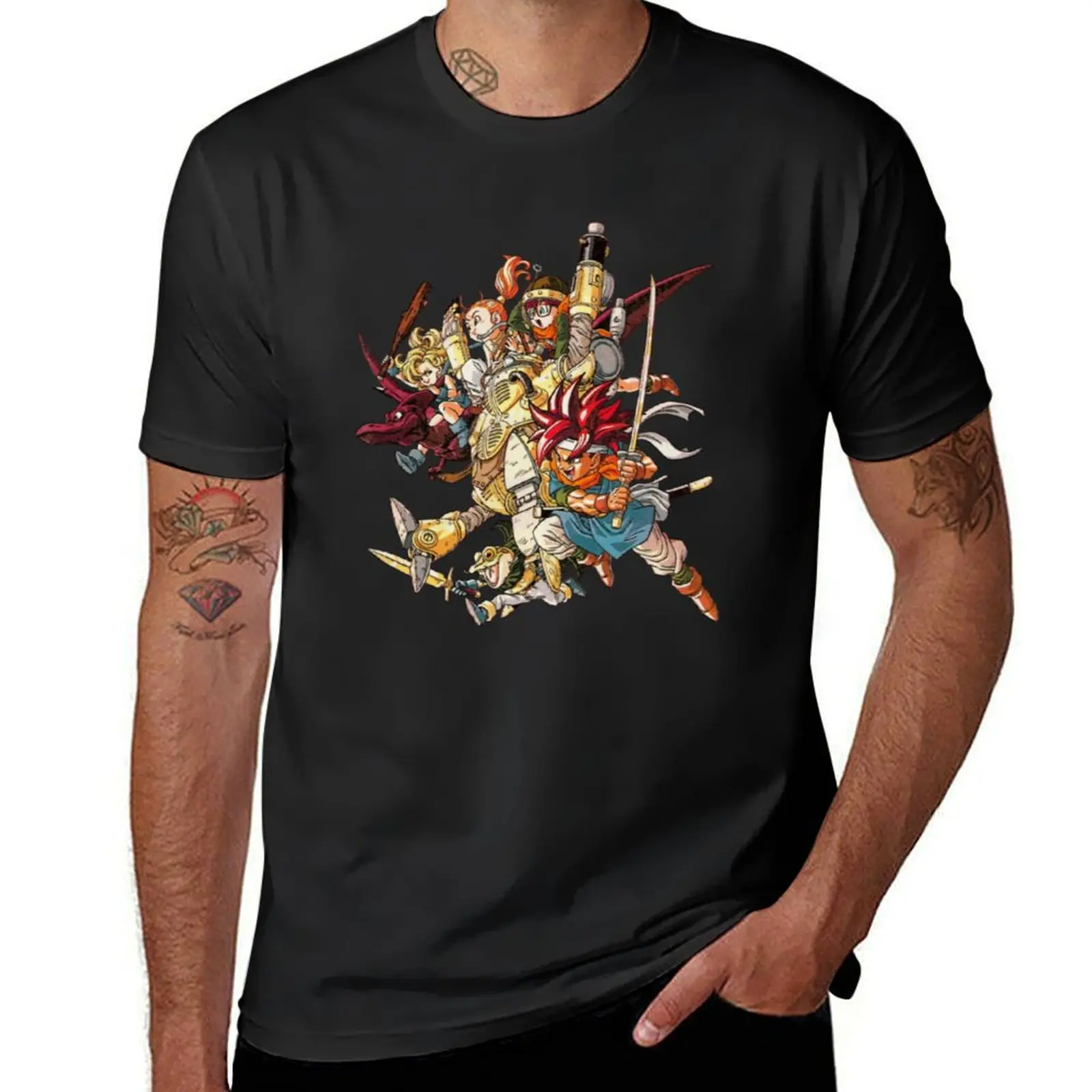 

CHRONO TRIGGER T-Shirt sweat korean fashion mens graphic t-shirts anime