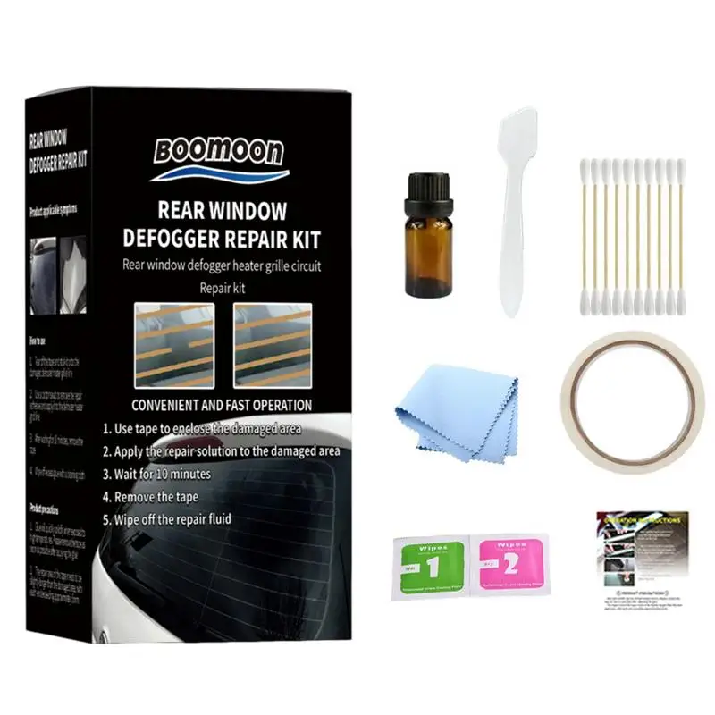 

Car Defogger Repair Kit Auto Rear Window Defogger Defroster Kit Auto Body Repair Tools For Sedan Off-Road Vehicles Caravan