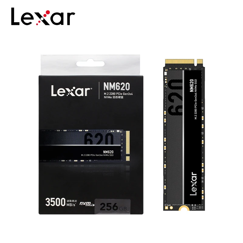 Lexar SSD Nvme M.2 2280 NM620 Pro PCIe3.0x4 TLC Solid State Drive 256GB 512GB 1TB Speed 3500MB/S for Desktop Laptop Original SSD