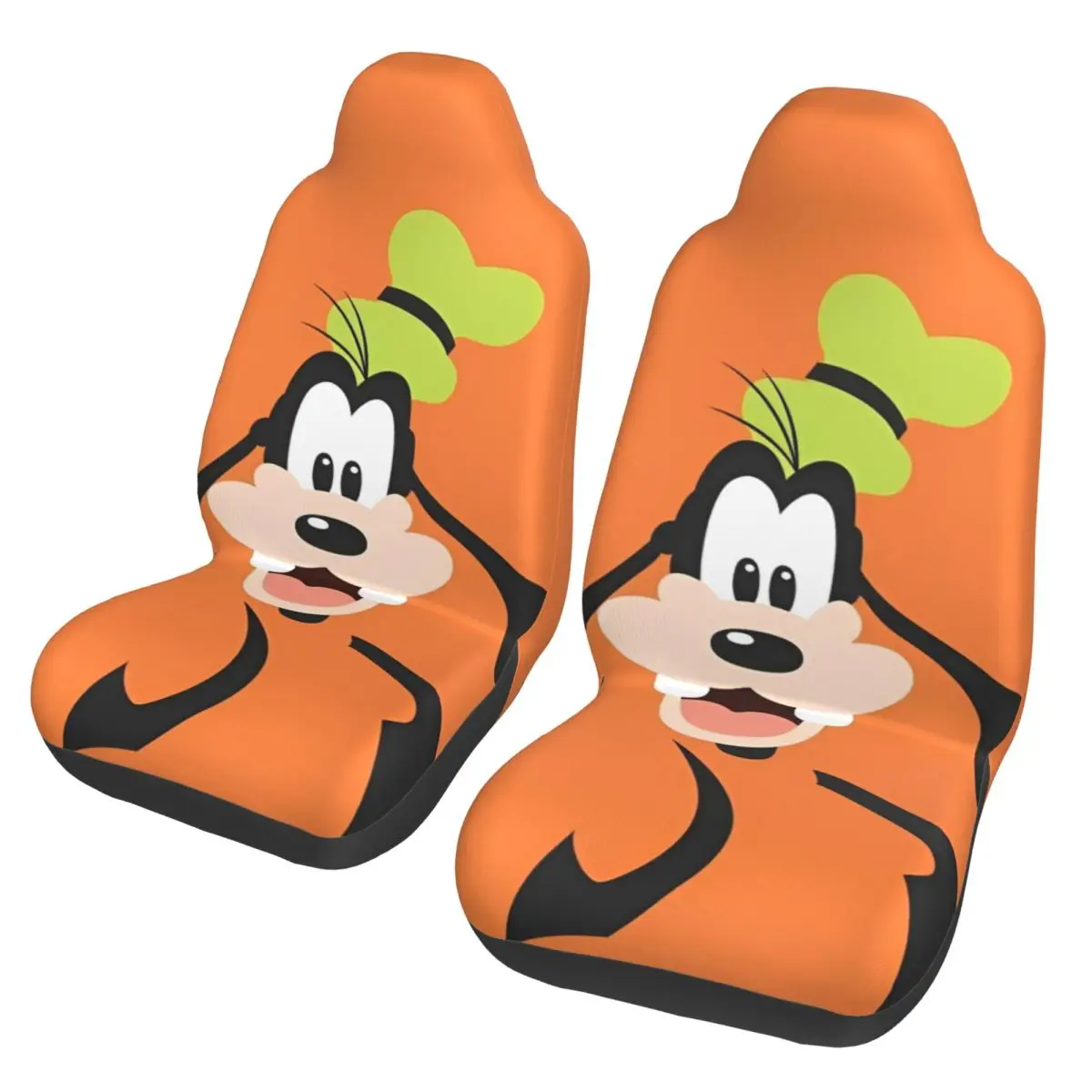 

Goofy Cartoon Dog Car Accessory Front Seat Covers for Vehicles Universal Fit Seat Covers for Car Suv Truck
