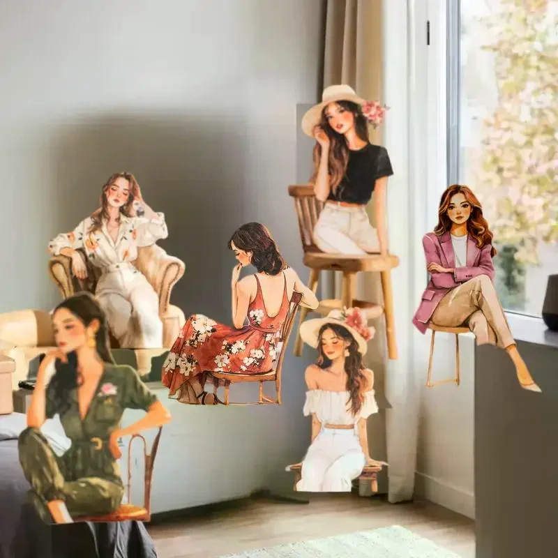 20 pz/set adesivi di cancelleria Kawaii Urban Spazzatura Journal Planner adesivo decorativo Scrapbooking decalcomanie fai da te