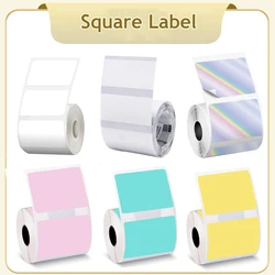 40x30mm/230pcs Square label Thermal Adhesive Label Roll, suit for Phomemo M110 M200 M220 M120 M221 Label Maker