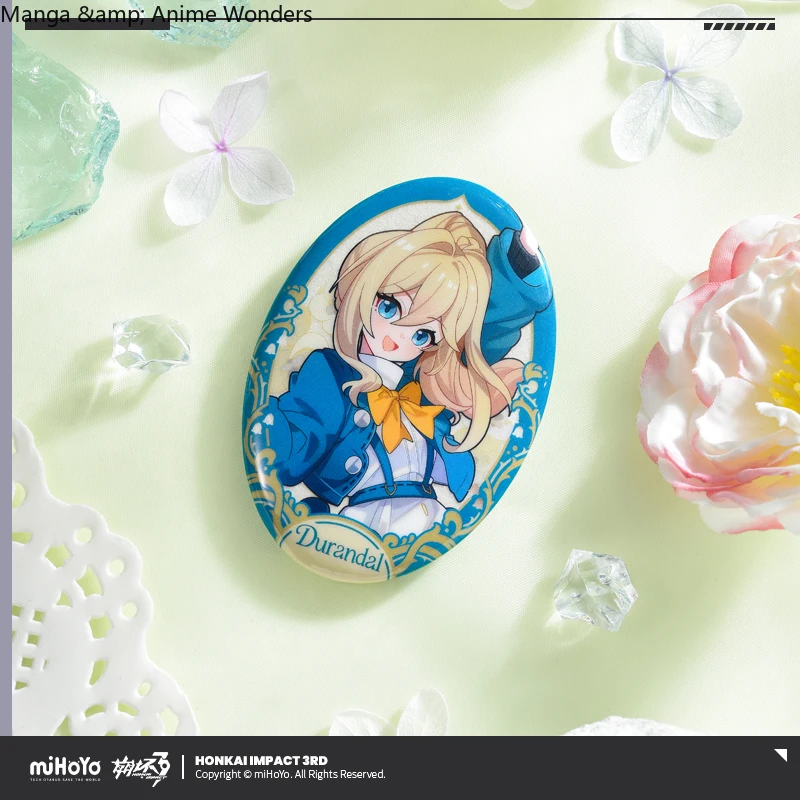 Sunsyea أنيمي هونكاي إمباكت 3 السلع الرسمية الأصلية أصيلة DYFY سلسلة شارة صفيح تأثيري جمع هدية الهالوين #5