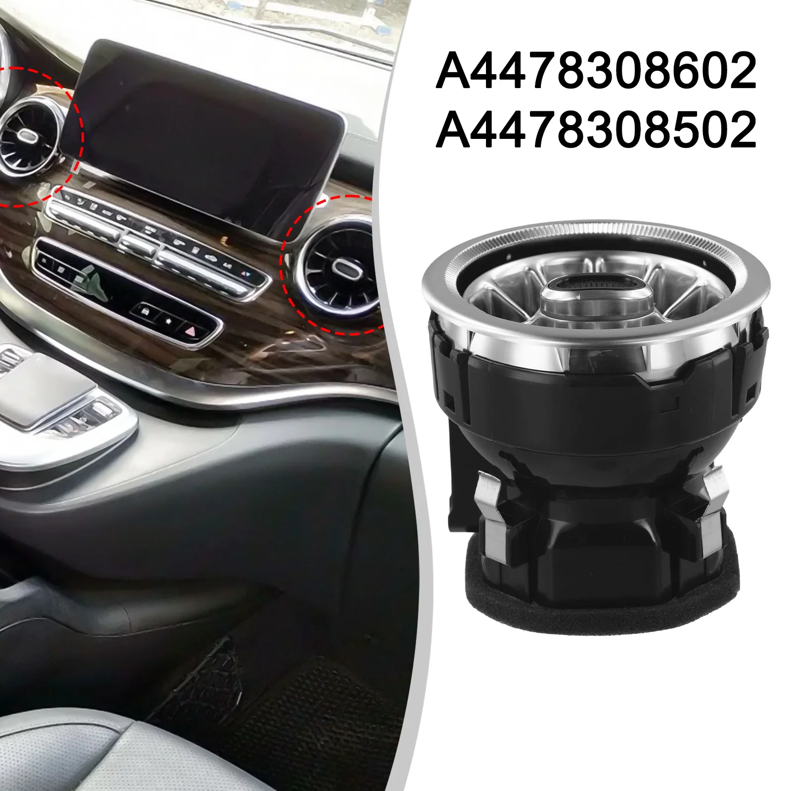 

Air Conditioning Upgrade Air Conditioning Vent Non-Deformable Structure Practical And Reliable For Vito V250 V260