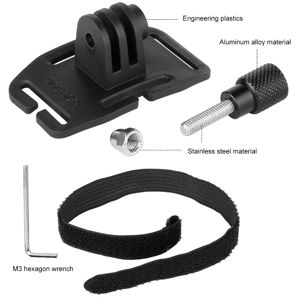 Bike Headlight Helmet Mount Holder Road MTB Bike Light Helmet Bracket Conversion Clip For-Gopro Bicycle Accessories