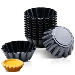 Non-stick Ripple Carbon Steel Tart Quiche Flan Pan Mold Egg Tart Cupcake Muffin Baking Mould Pastry Tartlet Pans Bakeware Tools