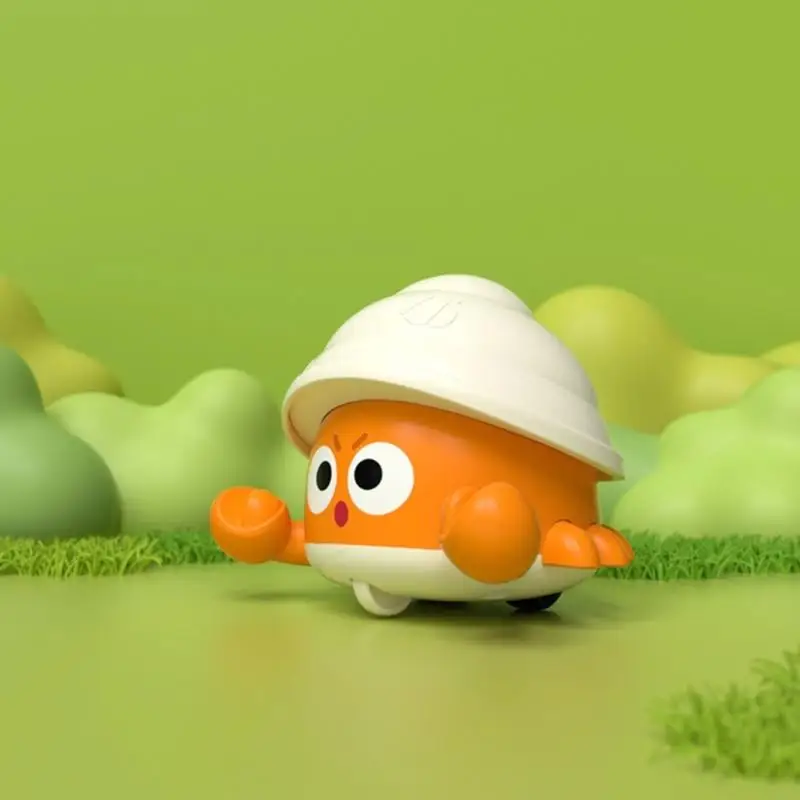 

M89C Hand Press Crabs Vehicle Colorful ABS Sliding Car Early Educational Model Vehicle Toy for Indoor Outdoor Travel Friendly