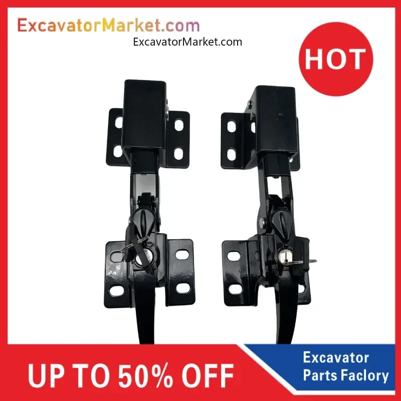 For excavator For SANY SY 245 265 305 335 365-10 485 Excavator new hood lock hood lock high quality excavator accessories