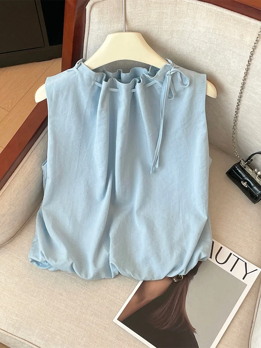 Chic Dstring runde Ne Lose frauen irt Süße Svel Oberbekleidung Puppe Top Bequeme Baumwolle Koreanische Sle Pendeln