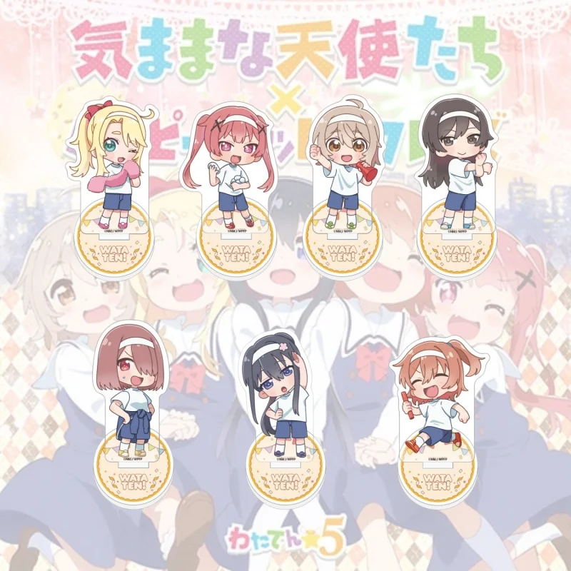 

Wataten! Anime Mini Acrylic stand KANON/MIYAKO/HANA/HINATA/NOA/KOYORI Model Figure Plate Cosplay Prop Decor keychain Toys 10cm