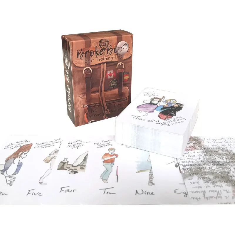 

Hot sales Brokes Training Tarot Oracle Tarot Card Fate Divination Prophecy Card Family Party Game Toy Tarot