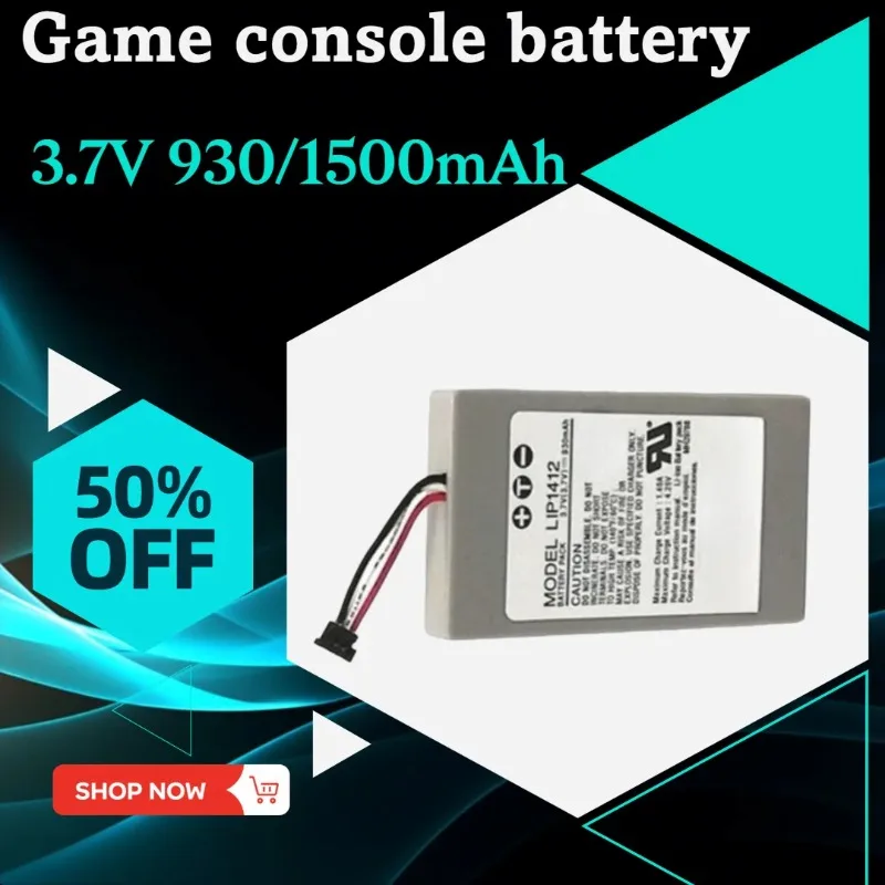 

3.7V 930/1500mAh LIP1412 High-capacity Battery for Sony PSP Go Game Console