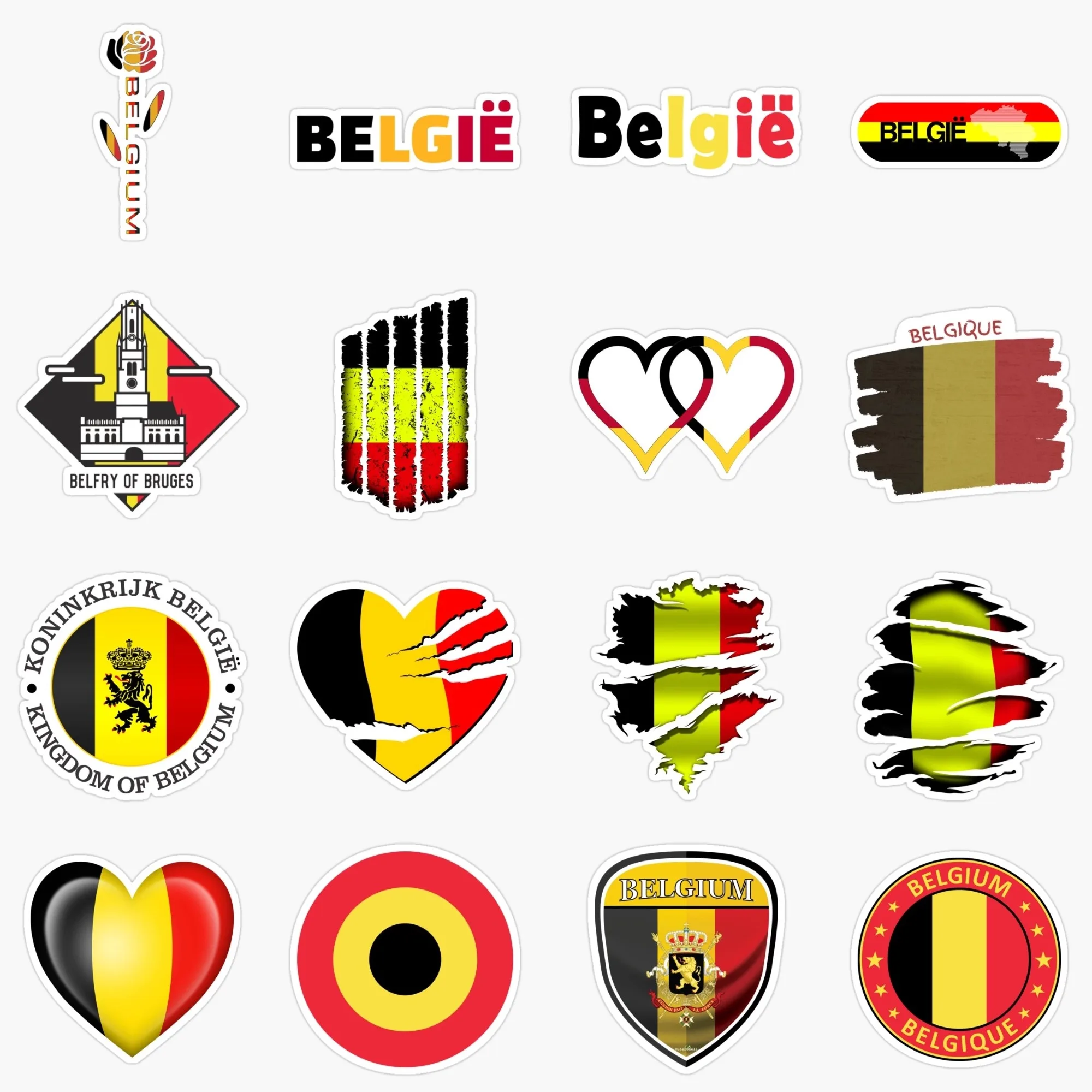 

Belgium Flag Map Creative PVC Sticker for Decorate Car Van Truck Motorcycle Bicycle Fridge Wall Window Decal Accessories