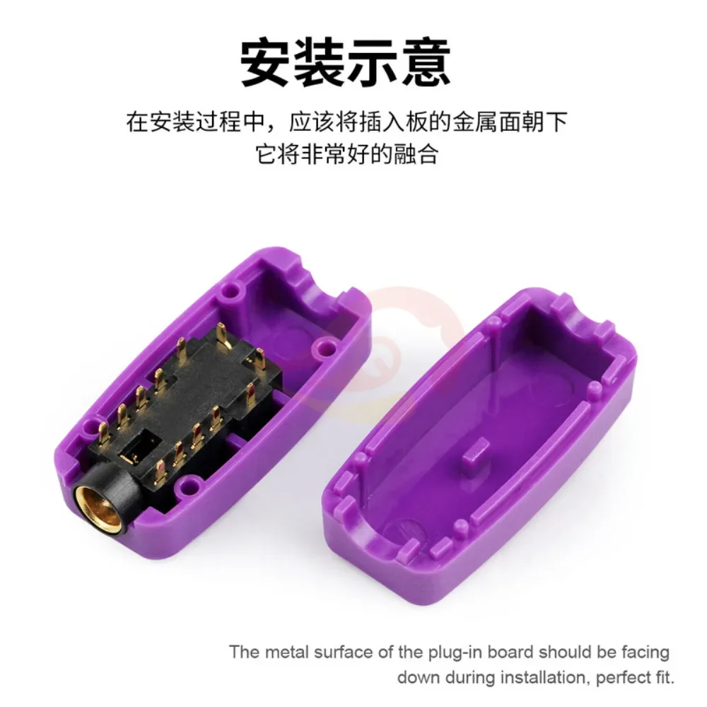 4.4Mm 12 Chân Nữ Cho NW-WM1Z/A4.4 Tai Nghe Hàn Dây Kết Nối 4.4 Ổ Cắm Loa Nhà Ga Ban 5 Người Ba Lan cân Bằng Cắm