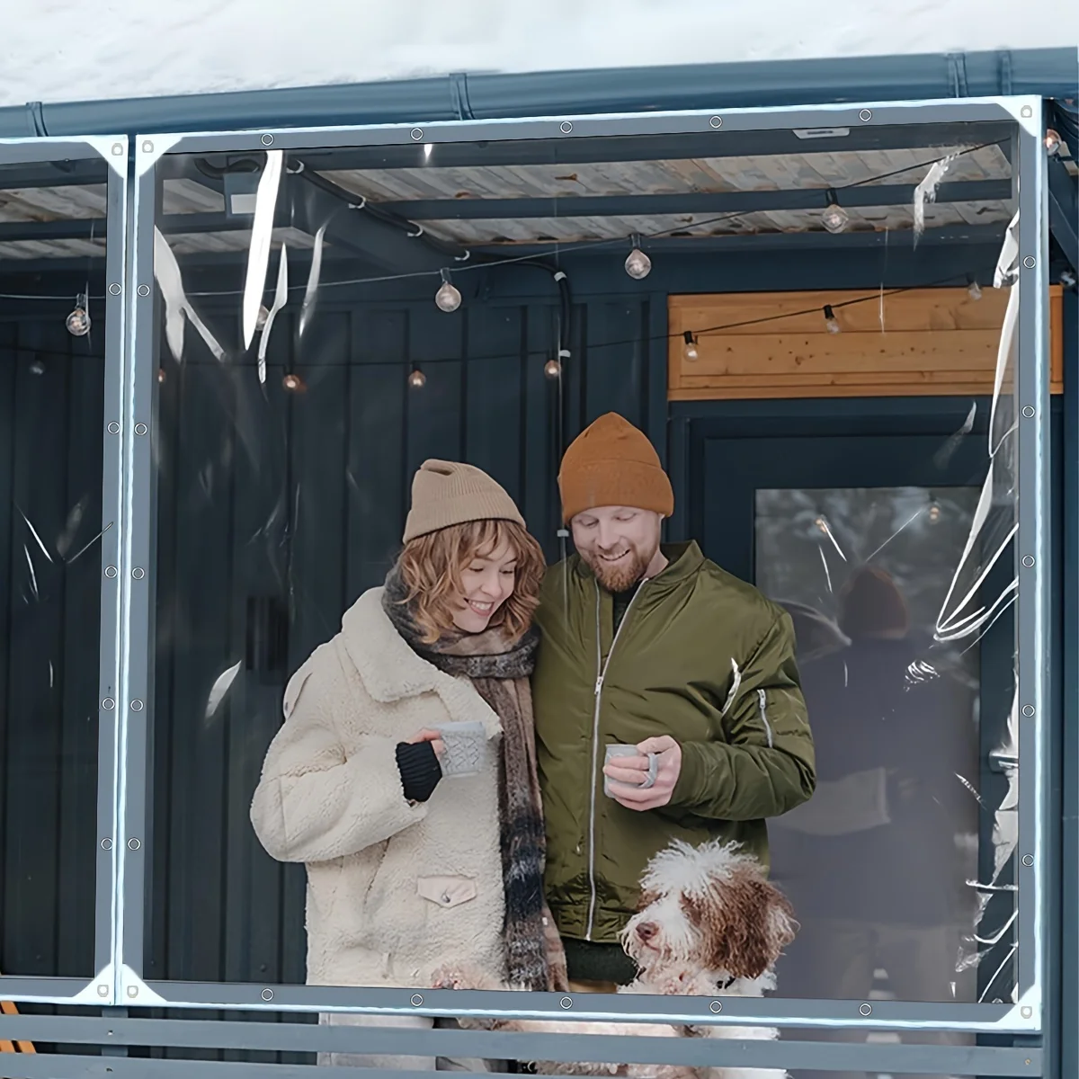 قماش مشمع شفاف متعدد الوظائف مقاوم للماء، مصنوع من مادة PVC العالمية مع مجموعة واسعة من التطبيقات الختم