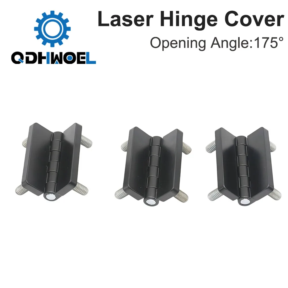 Hinge Cover For Co2 Laser Engraving Cutting Machine Laser Metal Mechanical Parts DIY Kit Zinc Alloy 175° Opening Angle