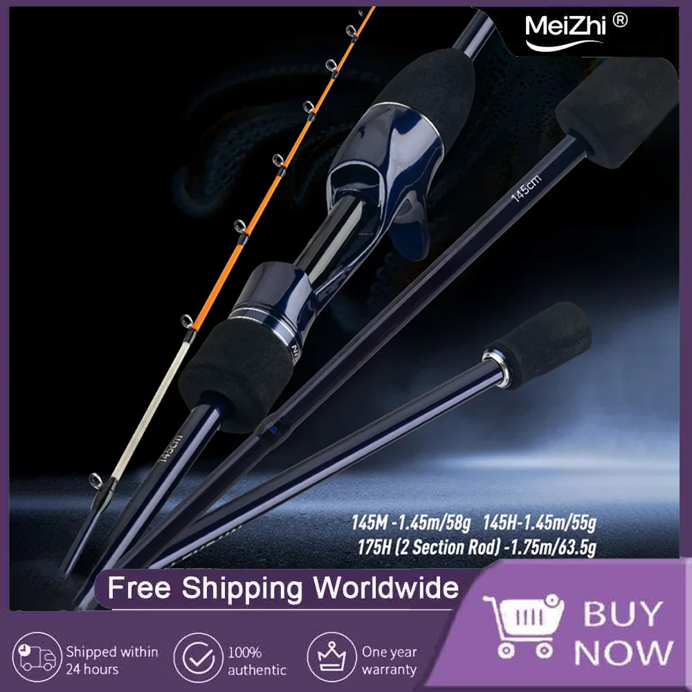 

Light 175H 63g 145M/H 58g/55g Tianium Tip Cuttlefish Squid Boat webfooted Fishing Rods leydun Casting Rod ultra premium