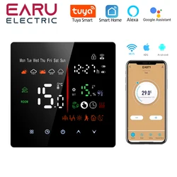 Tuya WiFi Smart Thermostat Electric Floor Heating TRV Water Gas Boiler Temperature Voice Remote Controller for Google Home Alexa