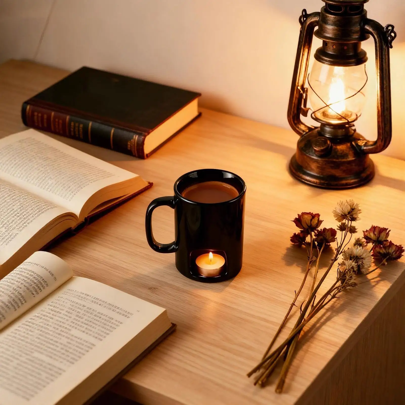 Chocolate Fondue Mug Ceramic Chocolate Butter Warmer Portable Melt Hot Pot Cup For Seafood Dinner Appetizer Sauce Cheese Candy view 4